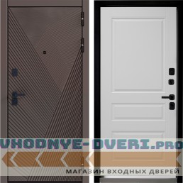 Дверной континент ДК-19 Классика 3П Силк Сноу 10 мм